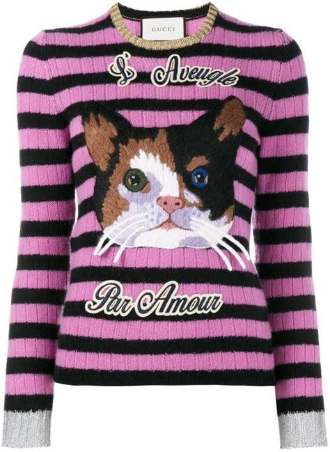 gucci l aveugle par amour sweater|Gucci Sweaters & Cardigans for Women .